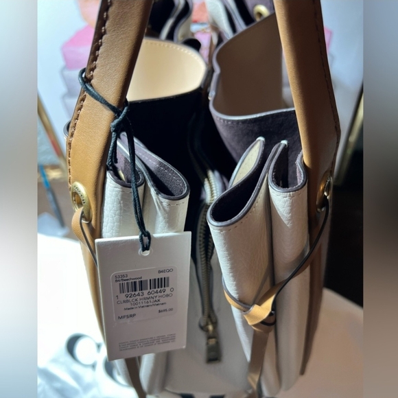 Coach Cream and Tan Women's Tote Bag - Picture 3 of 8